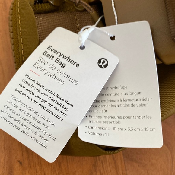 ❤️ Lululemon Everywhere Belt Bag Burnt Caramel NWT - Picture 4 of 11
